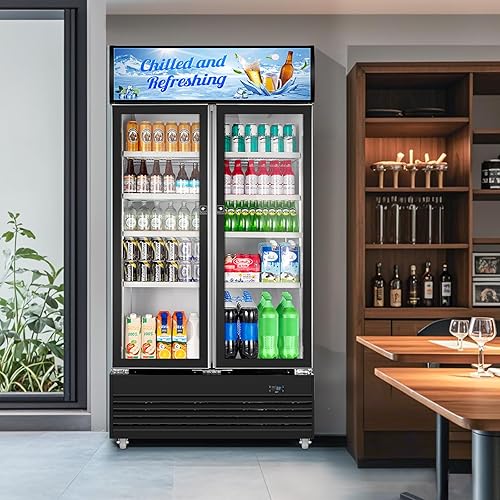 Vista 227 de Tylza Refrigerador de vino de doble zona, refrigerador de vino y bebidas de 24 pulgadas integrado o independiente, nevera de cerveza de vino debajo