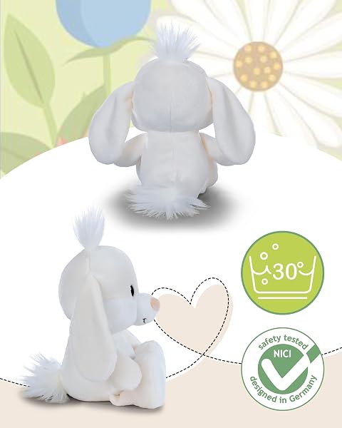 NICI Peluche Conejo, 20 cm, Beige, Animal de Peluche Suave para abrazar y Jugar, para niños y Adultos - 62675 - 4