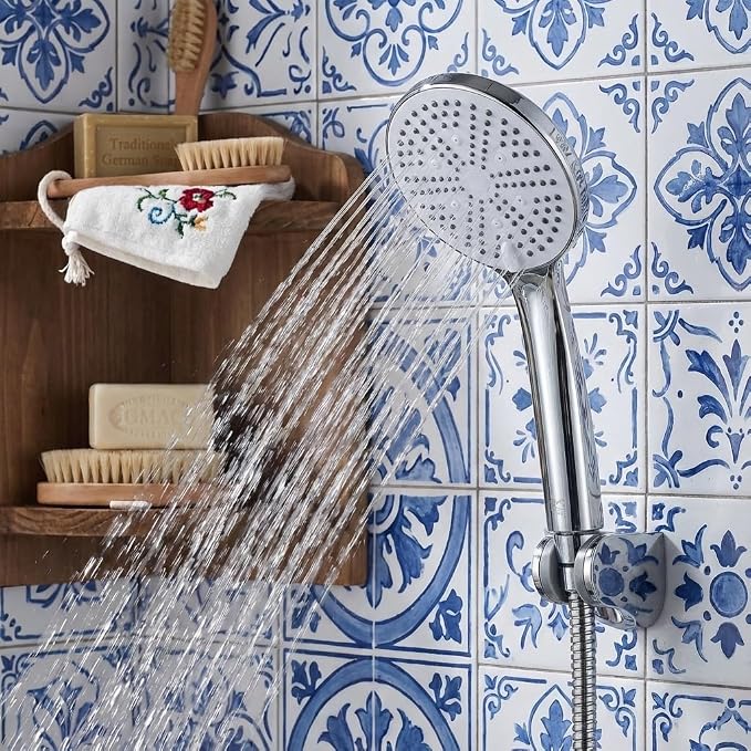Homelody High-Pressure Shower Head: 5-Mode Handheld Sprayer
