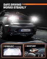 Vista 2 de SEALIGHT 3156 3157 - Bombilla LED blanca para luces de reversa, bombillas LED 3056 3057 4057 4157 con proyector, recambio para luz trasera, luz