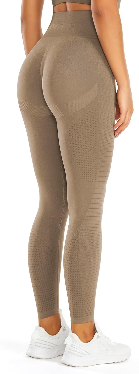 Seamless Butt Lifting Leggings for Women No Front Seam Gym High Waist Workout Leggings Squat Proof Tummy Control Yoga Pants - Image 4