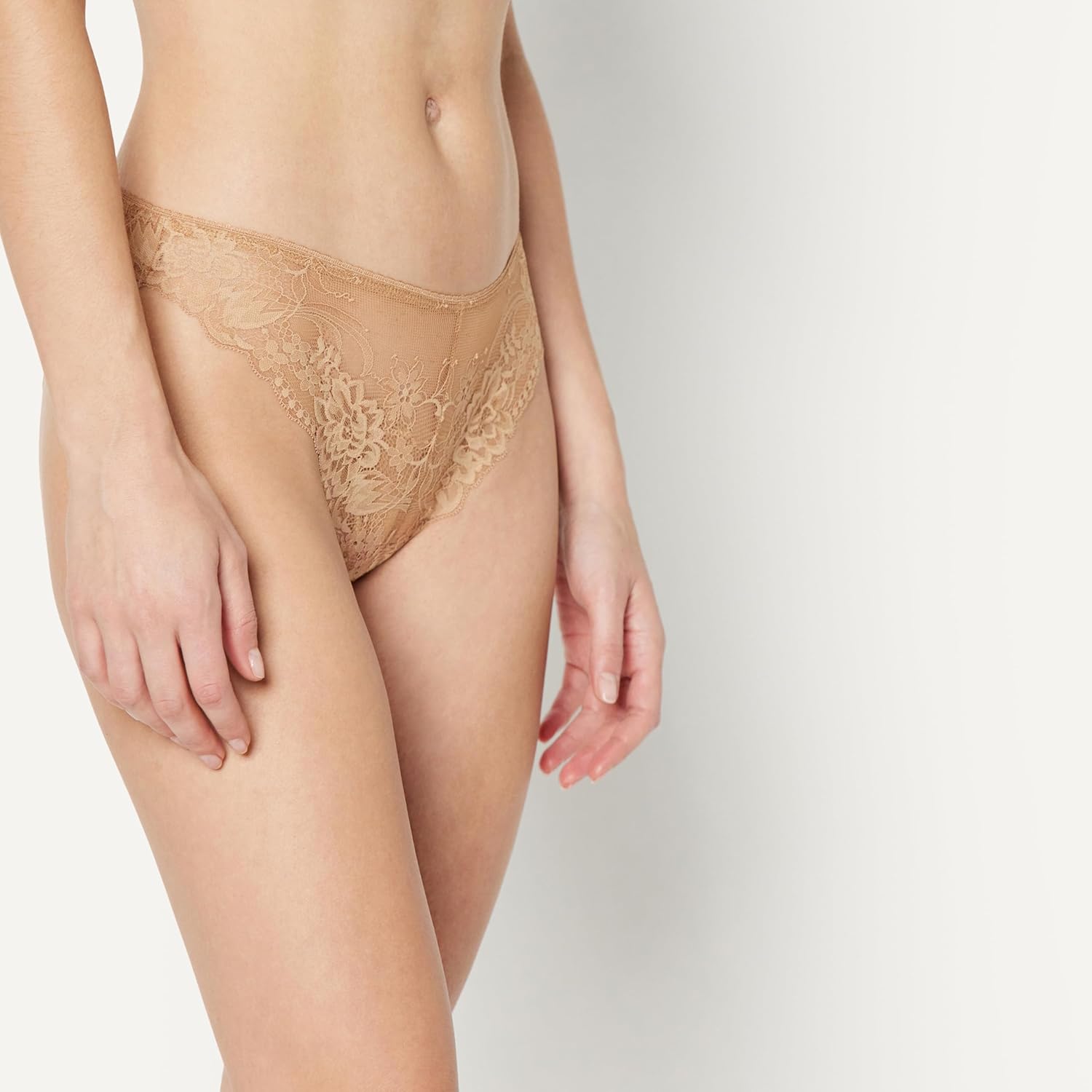 Amazon Essentials Women's Stretch Galloon Lace Cheeky Panty, Pack of 6 - Image 2