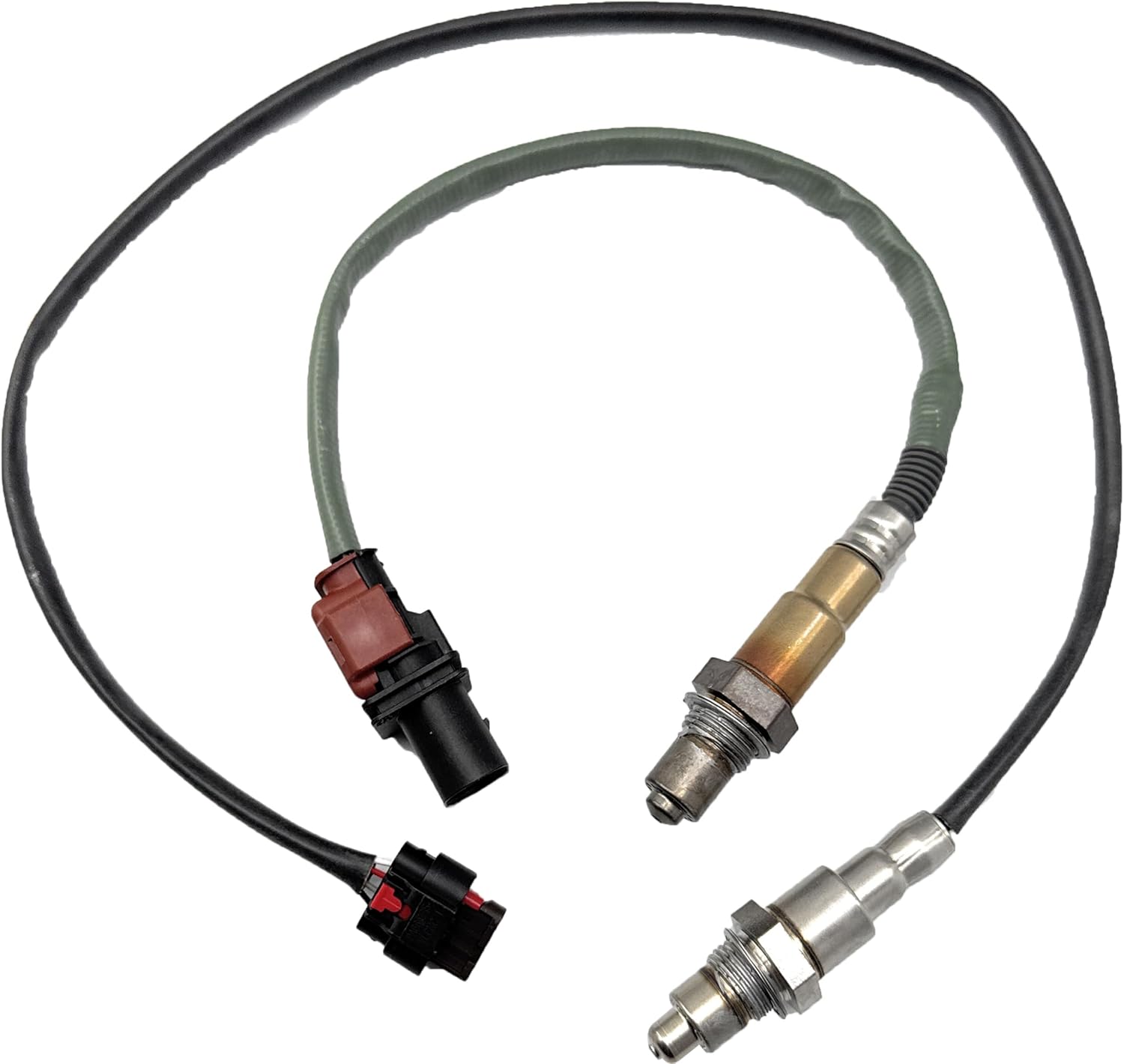 2Pcs Upstream & Downstream Oxygen Sensor - Compatible with 2016-2020 Ford Fusion, Escape, Edge, Focus, Explorer, Lincoln MKC, MKZ, MKT 2.0L / 2.3L Turbocharged Engines - 234-5173 (Up), 234-8039 (Dn)