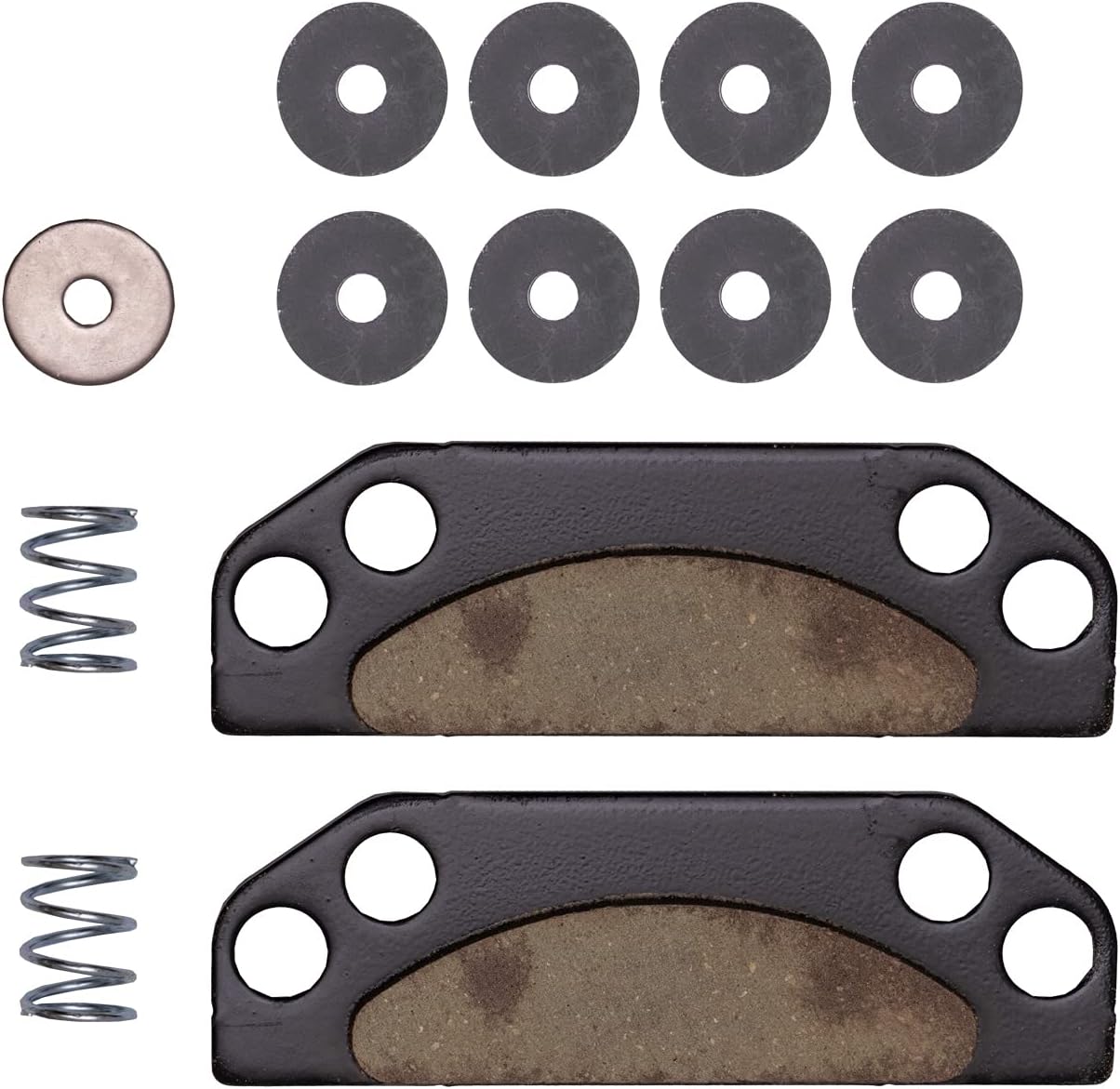 Polaris Brake Pad and Shims Kit, Set of Two Brake Pads Specific for Ranger EV, XP 800, 6x6 800, Crew SS, Crew 700 EFI, 500, 4x4 XP, OEM Part 2203148