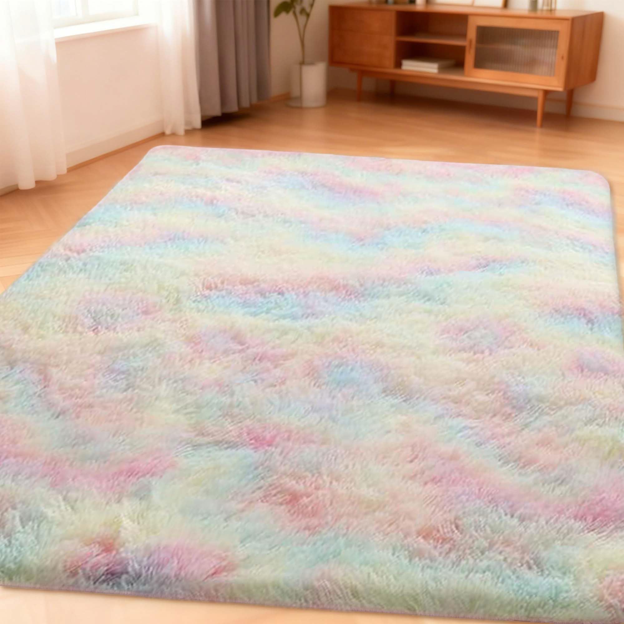 Amazon.co.jp: ラグマット 160 x 230 cm 防ダニ滑り止め付抗菌防臭