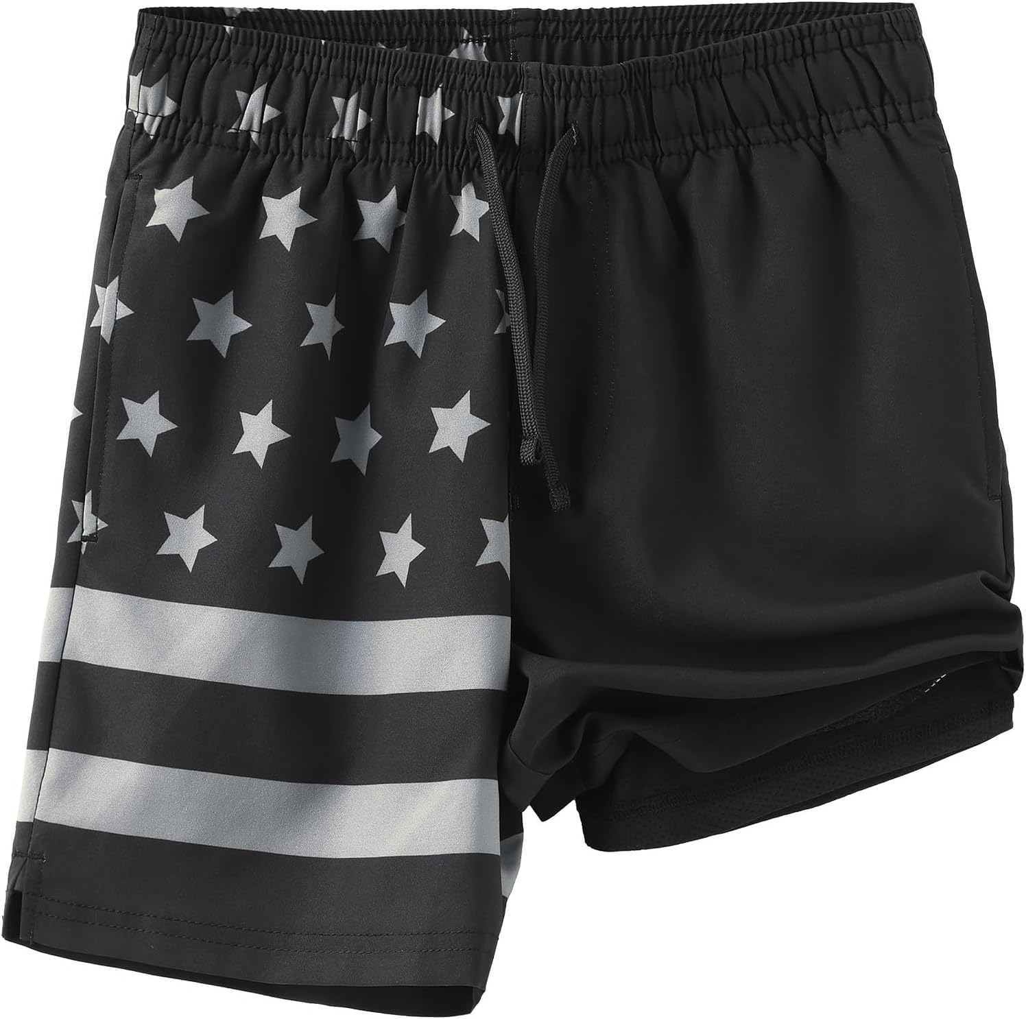 HODOSPORS Boys Swim Trunks with Compression Liner Swimsuit Bathing Suit Toddler Board Shorts