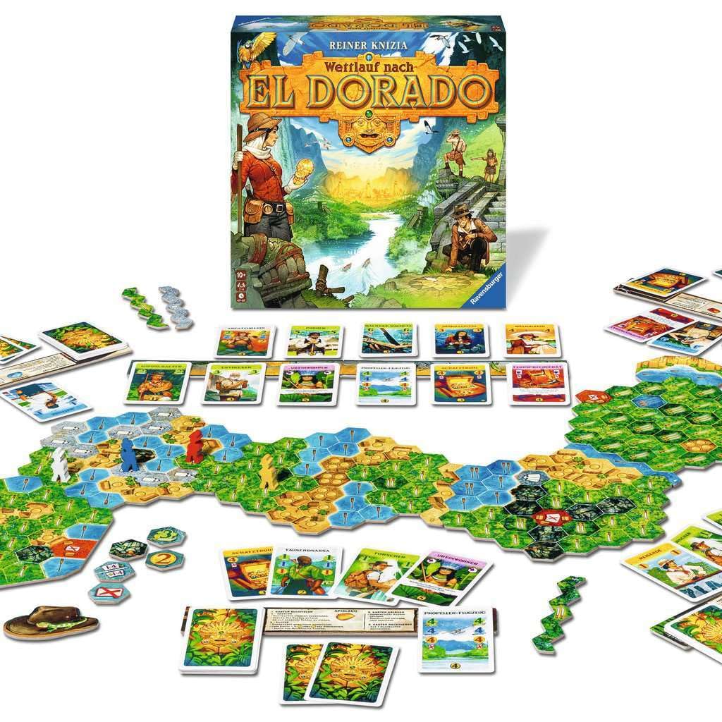 Ravensburger 27457 - Race to El Dorado, gioco di strategia, gioco per adulti e bambini dai 10 anni in su - gioco tattico adatto a 2-4 giocatori