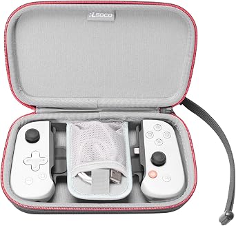 RLSOCO Carrying Case Compatible with Backbone PRO/ Backbone One 2nd Gen/One PlayStation Edition/One Mobile Gaming Controller | Hard Storage Travel Case for Mobile Gaming Controller, Drop&Scratch Resistant Carry Bag with YKK Zipper (Case Only)