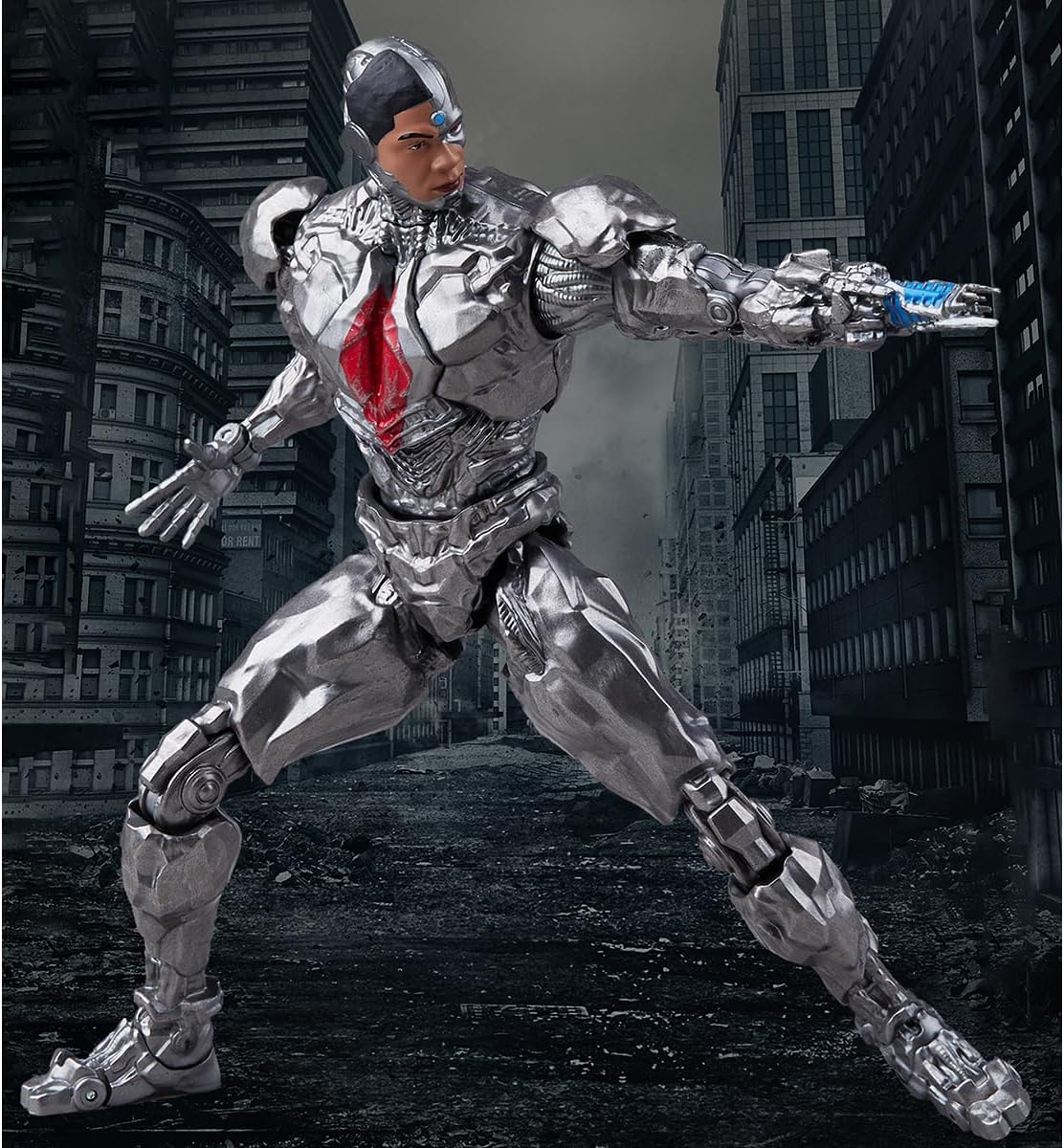 HiPlay Fondjoy Collectible Figure Full Set: Cyborg, 1:9 Scale Miniature Action Figurine DCGG image 2