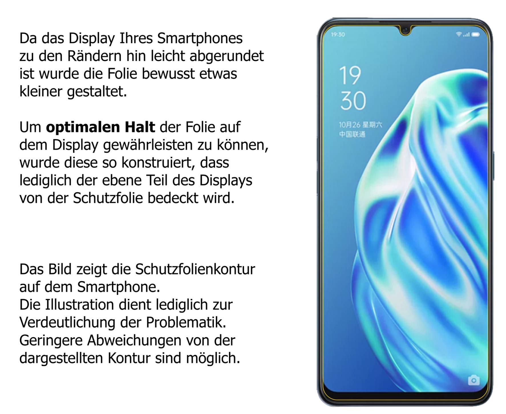 Dipos I 6X Pellicola Protettiva Antiriflesso Per Oppo A9 (2020): 3x Anteriore + 3x Posteriore, Made In Germany