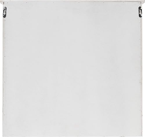 Miniatura 9 de Kate and Laurel Hutchins - Armario de pared de madera estilo granja, 21 x 6 x 20 pulgadas, color marrón rústico y blanco, armario rústico decorativo