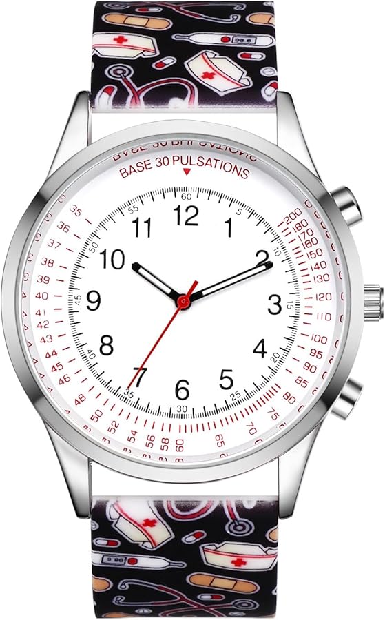 Montre Seiko Infirmière Quartz – Cadran Indicateur Fréquence, Fabriquée Au Japon