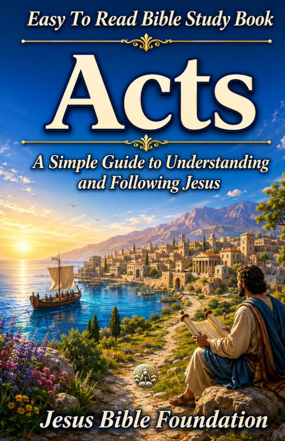 Easy to Read Bible Study Book Acts: A Simple Guide to Understanding and Following Jesus