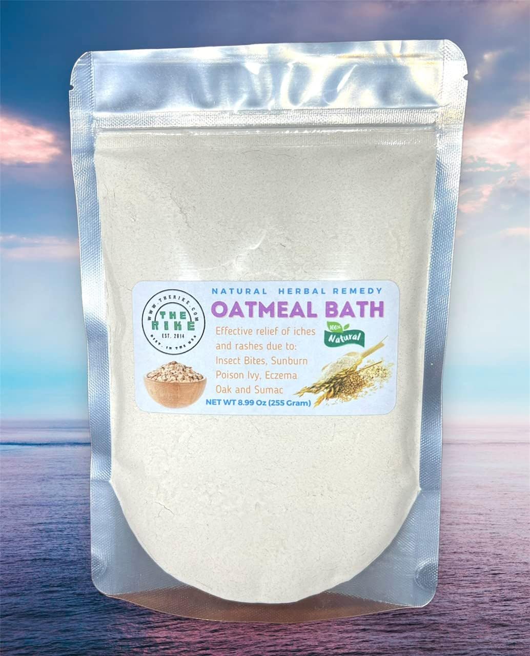 Buy 255gram Soothing Bath Colloidal Oatmeal Bath soak Organic Natural
