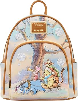 Loungefly Disney Winnie The Pooh and Friends Sledding Mini-Backpack