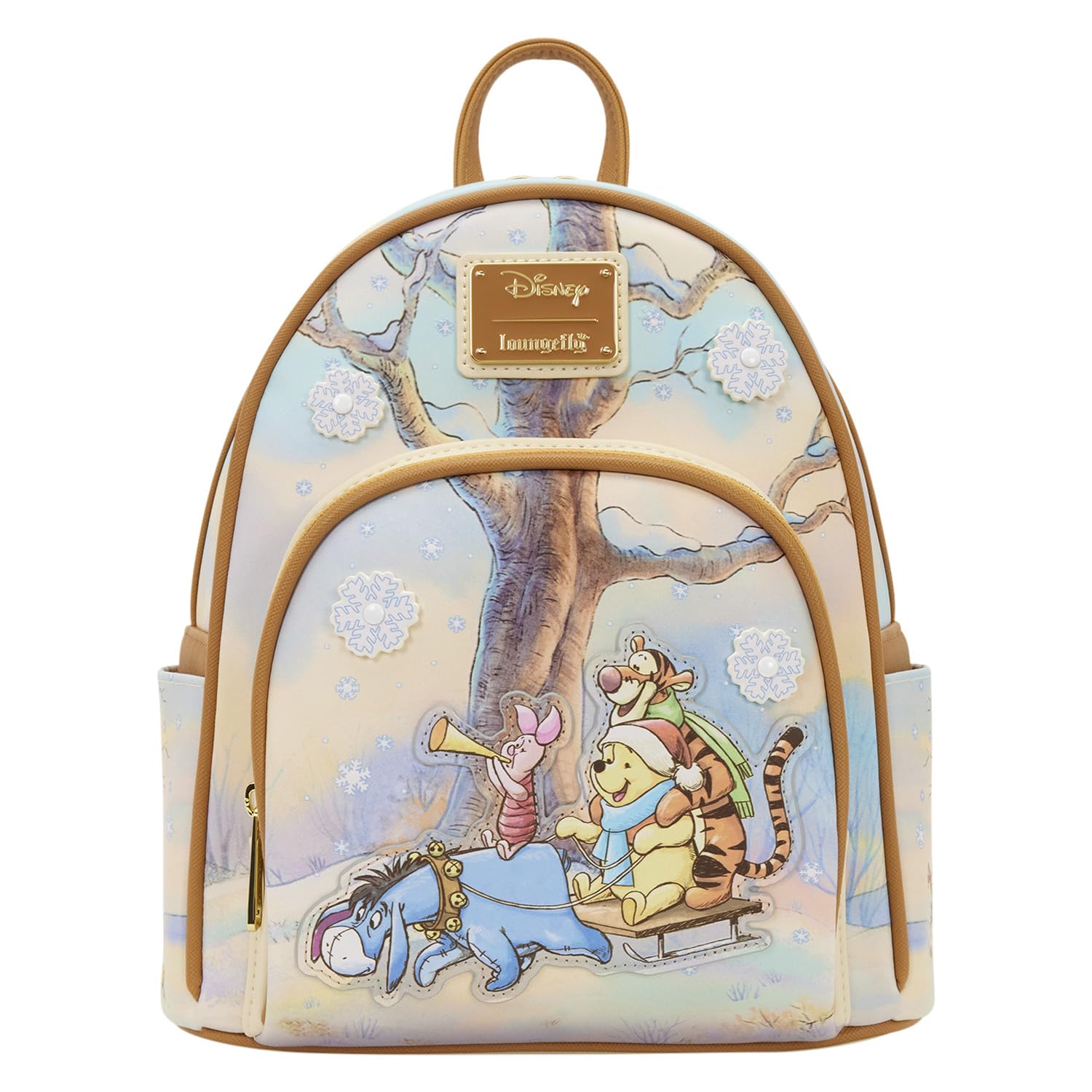 Loungefly Disney: Winnie The Pooh and Friends Sledding Mini-Backpack, Amazon Exclusive