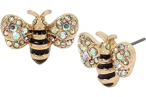 Unleash Your Inner Bumblebee: Delicate Bee Stud Earrings for Radiant Charm
