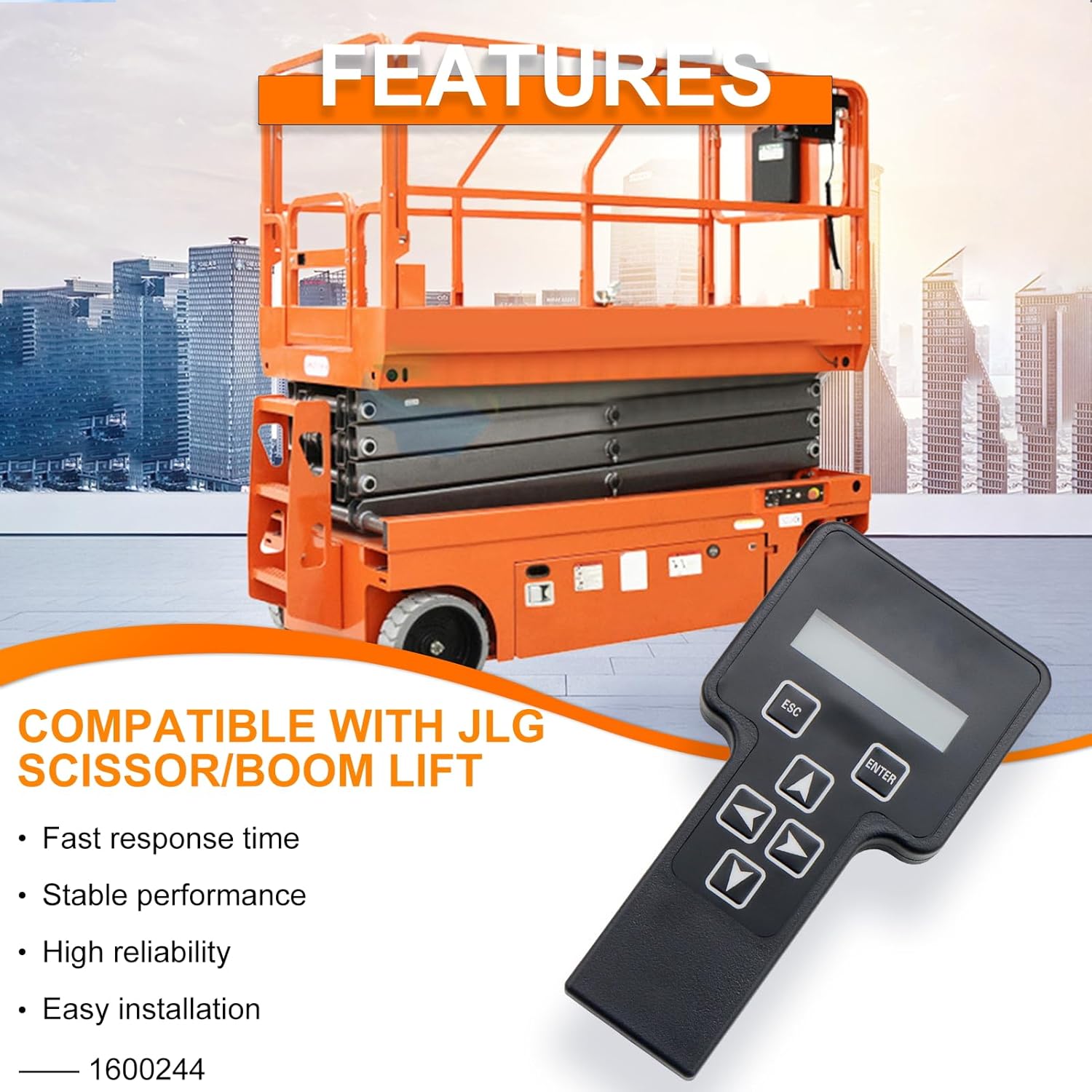 1001249695 JLG Analyzer Tool,Skyjack JLG Handheld Analyzer and Cable Kit,Compatible with JLG Diagnostic Tool Used for JLG Boom Lift H800AJ 340AJ 450A Scissor Lift 6RS 10RS 1600244 2901443