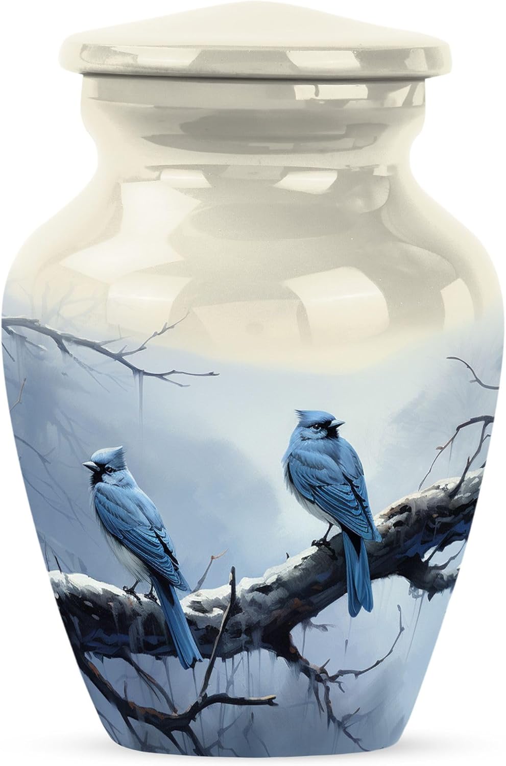 Bird Small Urns for Human Ashes Keepsake Male - Keepsake Cremation Mini Human Urn for Women - Funeral Urn for Adult Ashes Men - Burial Adult Urns for Mom & Dad 3 Inch