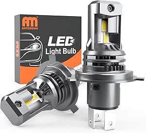 ANTEMOON HB4 9006 LED-lampen, 110 W, 30.000 lm, 800% helderheid, 6500 K, wit, HB4 ledlampen, foutbestendig, 12 V, 24 V, autokoplampen, vervanging voor halogeen- en xenonlampen, 2 lampen ANTEMOON HB4 9006 LED-lampen, 110 W, 30.000 lm, 800% helderheid, 6500 K, wit, HB4 ledlampen, foutbestendig, 12 V, 24 V, autokoplampen, vervanging voor halogeen- en xenonlampen, 2 lampen