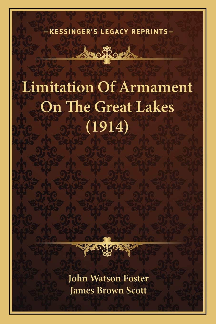 Limitation Of Armament On The Great Lakes (1914)