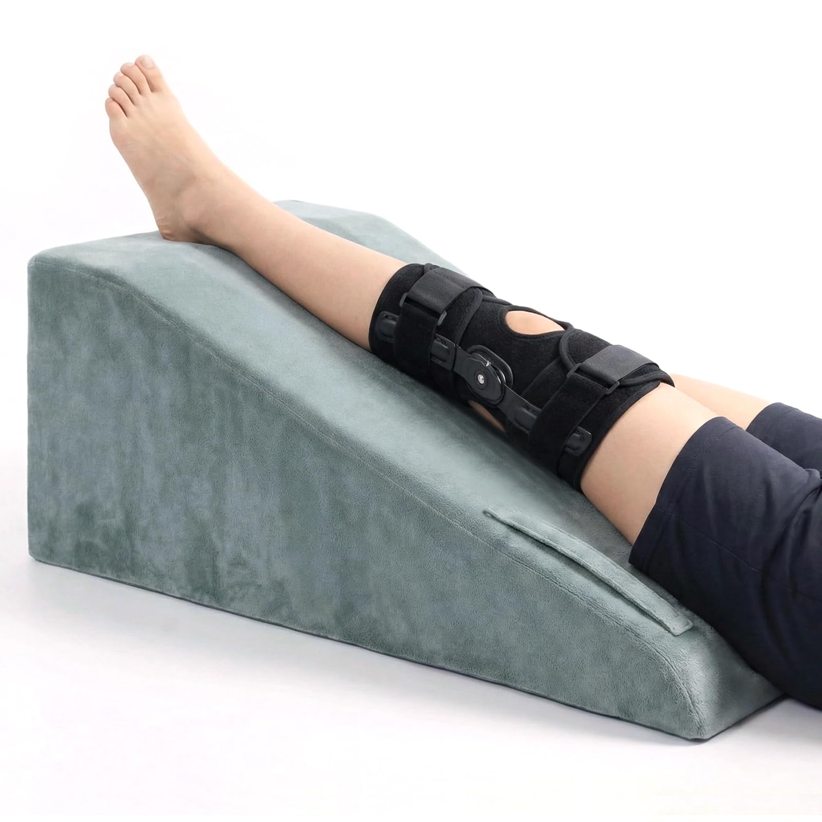 Photo 1 of WarmInsula Leg Elevation Pillows for After Surgery, Memory Foam Knee Pillow for Knee Replacement Surgery, Leg Pillow Surgery Recovery Equipment for Sciatica Lower Back Hip Ankles