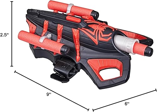 Miniatura 14 de Marvel NERF Spider-Man Miles Morales Thwip-Tech Blaster, Includes 3 Darts, Web Shooter, Role Play Toy for Kids 5 and Up