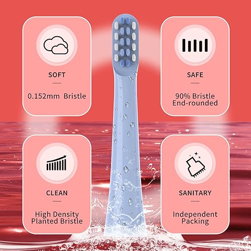 Miniatura 6 de Cabezales de repuesto para cepillos de dientes compatibles con Colgate Hum Connected Smart Battery Toothbrush Cabezal de recambio de cepillo de