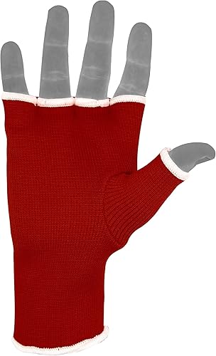 Miniatura 5 de Sidewinder Guantes interiores de boxeo para boxeo, vendas elásticas de medio dedo, protección de puño, ideales para MMA, Muay Thai, kickboxing,