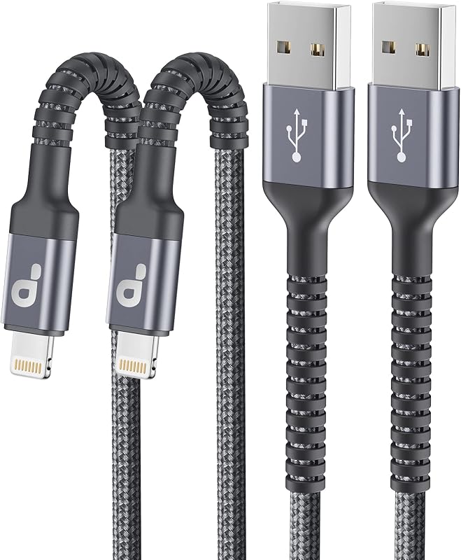 iPhone Charger, [Apple MFi Certified] 2Pack 10FT Long Lightning Cable Nylon Braided Cable iPhone Charger Cord Compatible with iPhone 14 13 12 11 Pro Max XR XS X 8 7 6 Plus iPad and More | Nylon Braided Cable iPhone Charger Cord Compatible with iPhone 14 13 12 11 Pro Max XR XS X 8 7 6 Plus iPad and More