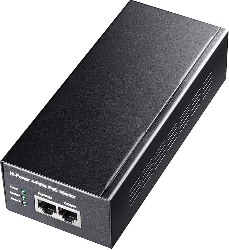 Cudy POE300 60W Gigabit PoE+ Injector, Black