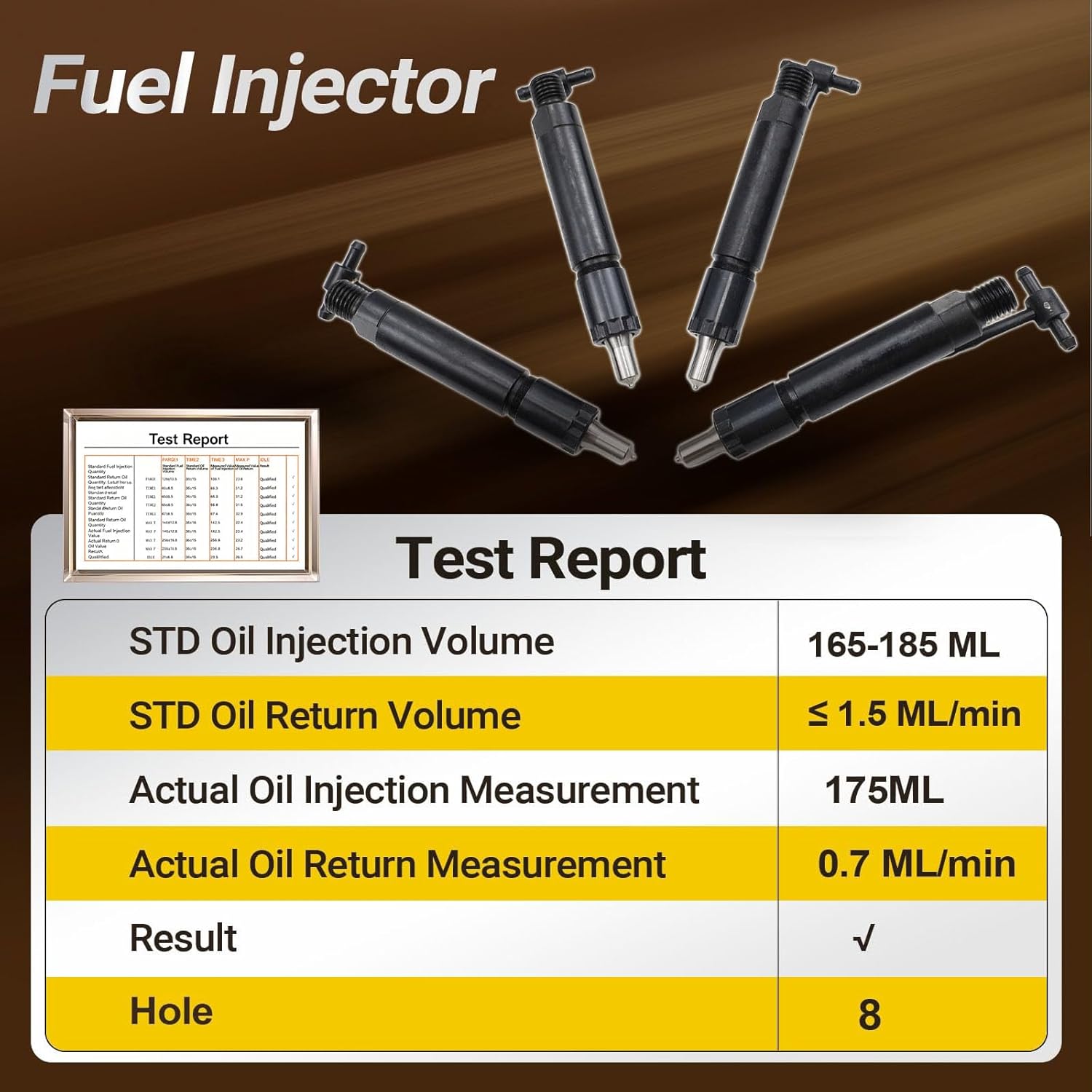 4pcs 729004-53101 YM729004-53101 Fuel Injectors set for Yanmar 3TNV84 3TNV88 4TNV88 4TNV84 4D88E 3JH3CW 4 CYL TK486V Series Engine