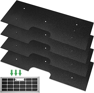 4-Pack Wh01x35719 Lint Filter For Ge Washer Dryer Combo,Hand Washable And Reusable,Models Pfq97hspvds,Ge All In One Washer Dryer Filter,Ge Profile Washer Dryer Combo Foam Filter,Washer Dryer Combo