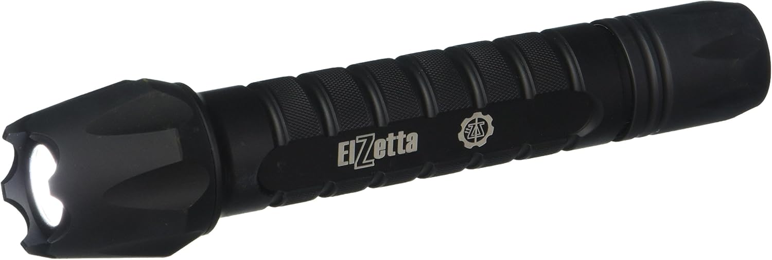 Elzetta ZFL-M60-SS3S Tactical Weapon LED Flashlight with Standard Bezel, M60, 3-Cell, Strobe Switch