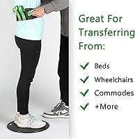 Vista 5 de Disco de transferencia, disco de pivote para transferencias, dispositivo de transferencia de peso y ayuda de movilidad con rotación de 360 grados