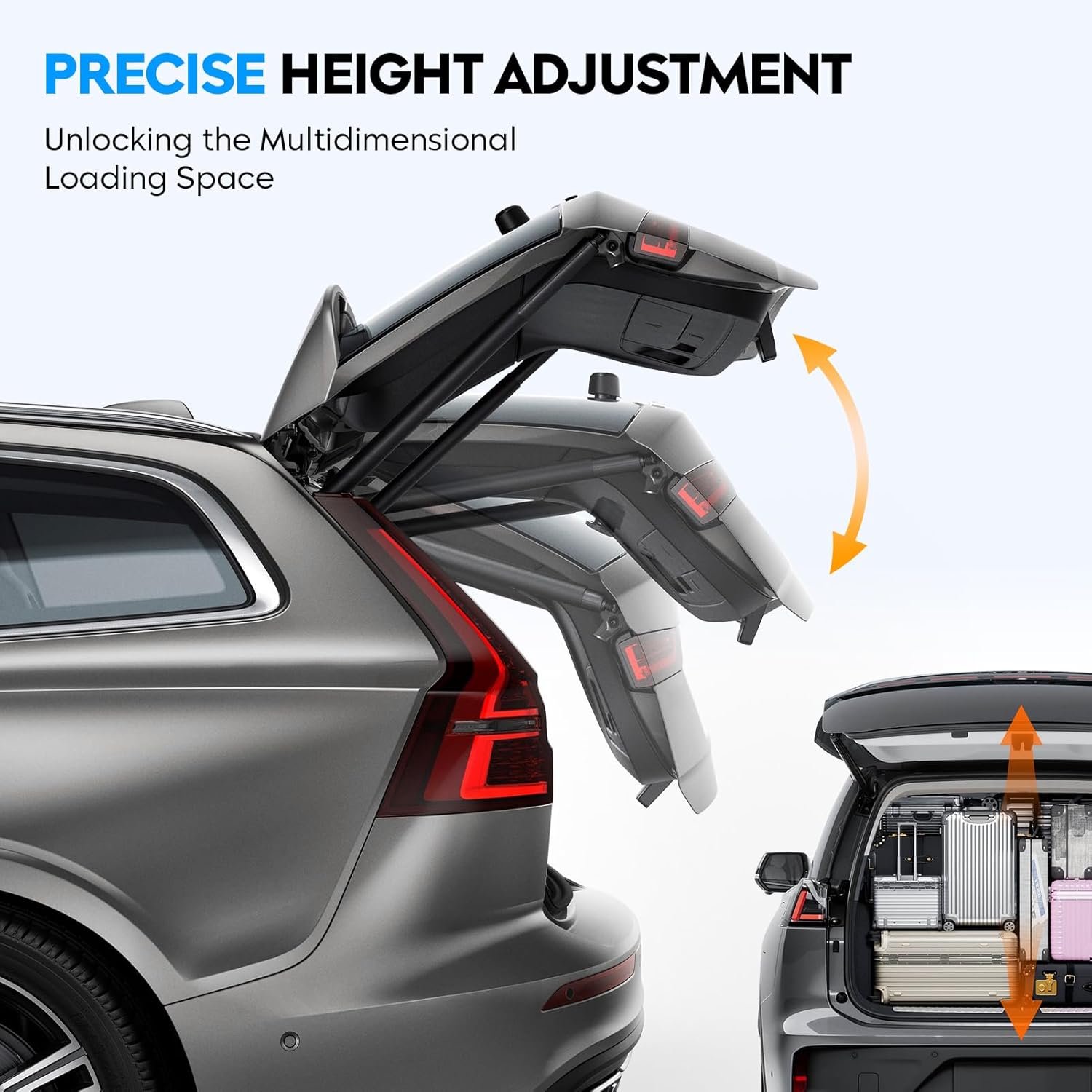 Rear Right Power Liftgate Lift Support Shock Strut Compatible with Toyota RAV4 2.5L Outdoor Limited 2013-2018, SE/XLE 2015-2018, Replace 6891009010 6891009011 (Only fits The Model with Power Liftgate)