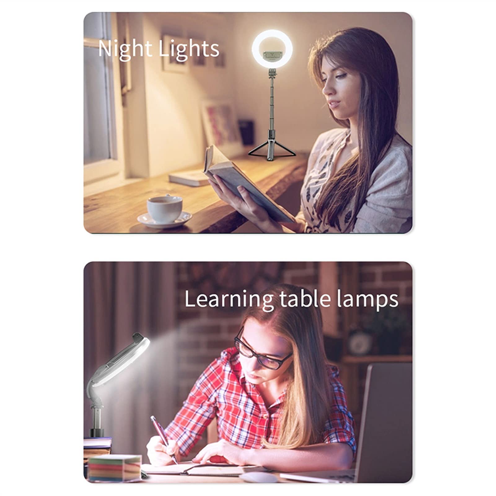 SCRUBY Bastone per selfie wireless Bluetooth allungabile treppiede pieghevole con anello LED Luce Fotografia