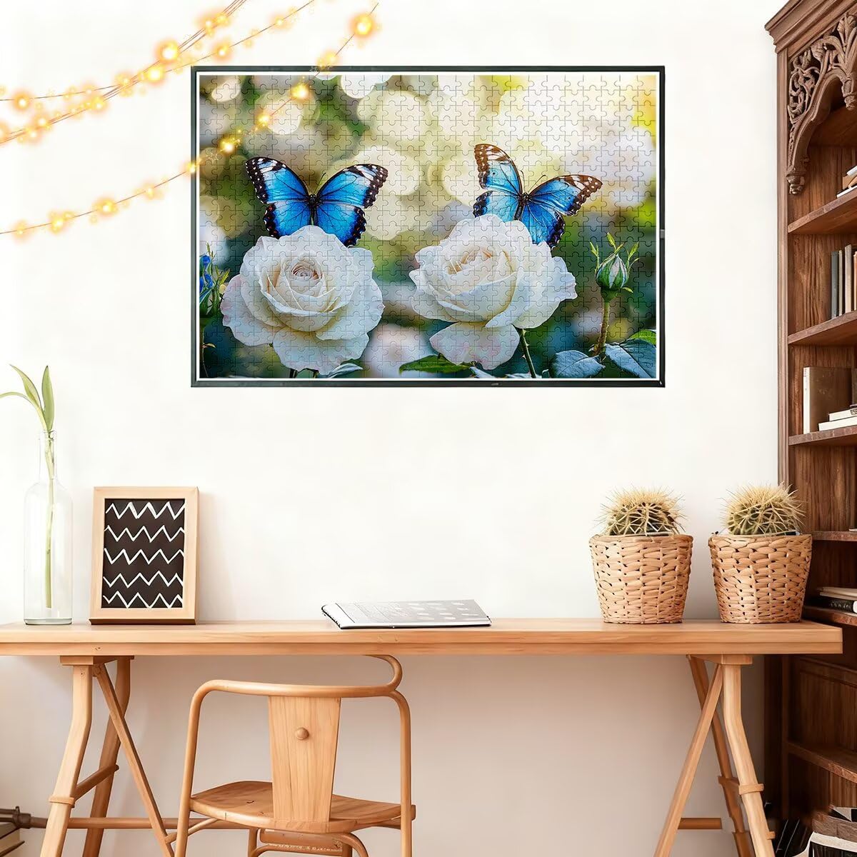 Puzzle 6000 Piezas Adultos Rosa Puzzle para Adultos Mariposa Rompecabezas Juguetes Educativos Regalos Originales para Mujer Rompecabezas Entretenimiento Creativo Divertido Familia Juego 179x105cm K-24