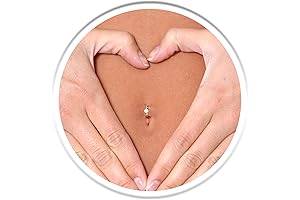 Exquisite Rose Gold Belly Button Ring with White Opal Enchantment