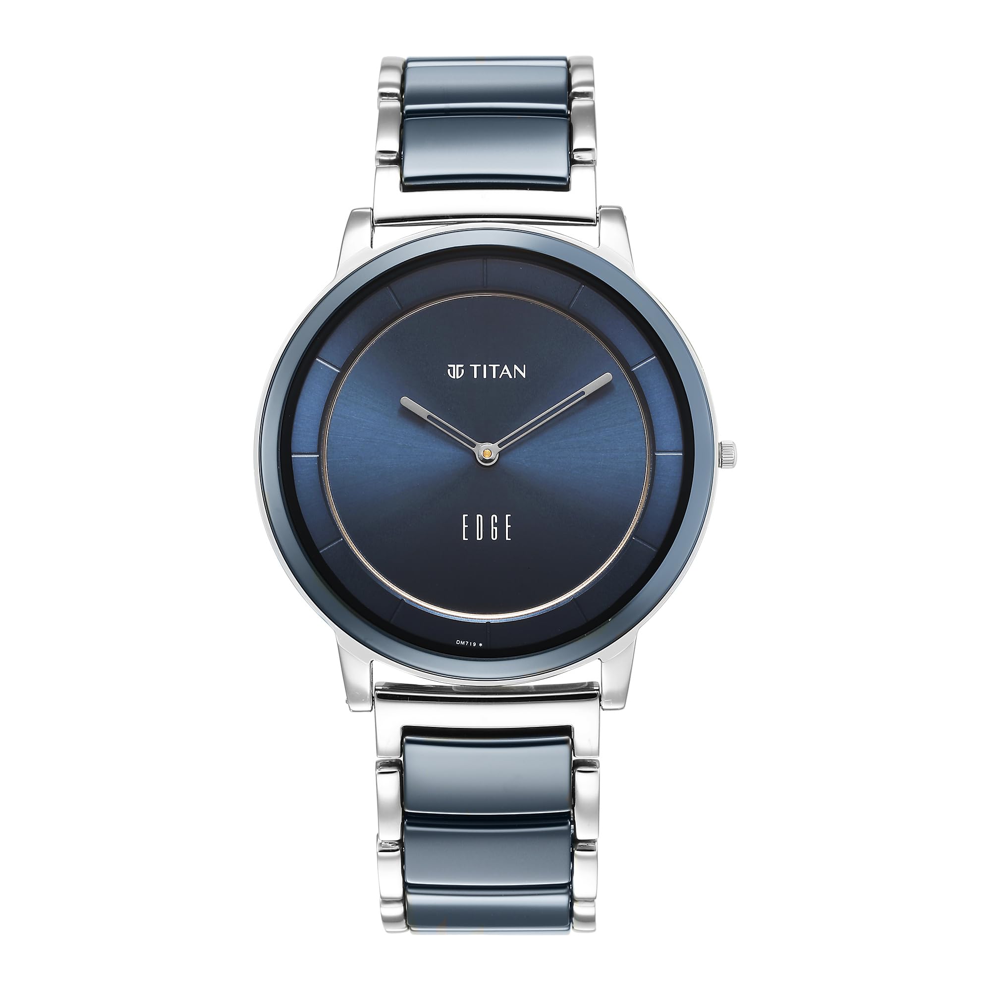 Titan Edge Fusion Quartz Analog Blue Dial Blue Steel & Ceramic Strap Watch for Men-NS1878KD02 (B0CFFS72MK) Amazon Price History, Amazon Price Tracker