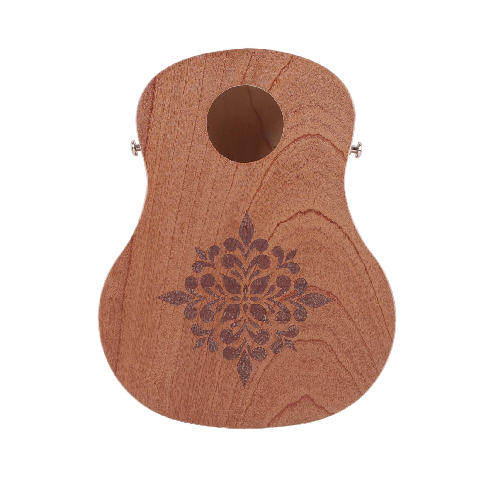 Tambour Cajon, Tambour à Main Portable en Bois avec Conception Ergonomique en Forme de Guitare, Boîte à Son Chaude en Bois de Pêche, avec Bandoulière, Sac de Transport pour Musiciens, Voyage,