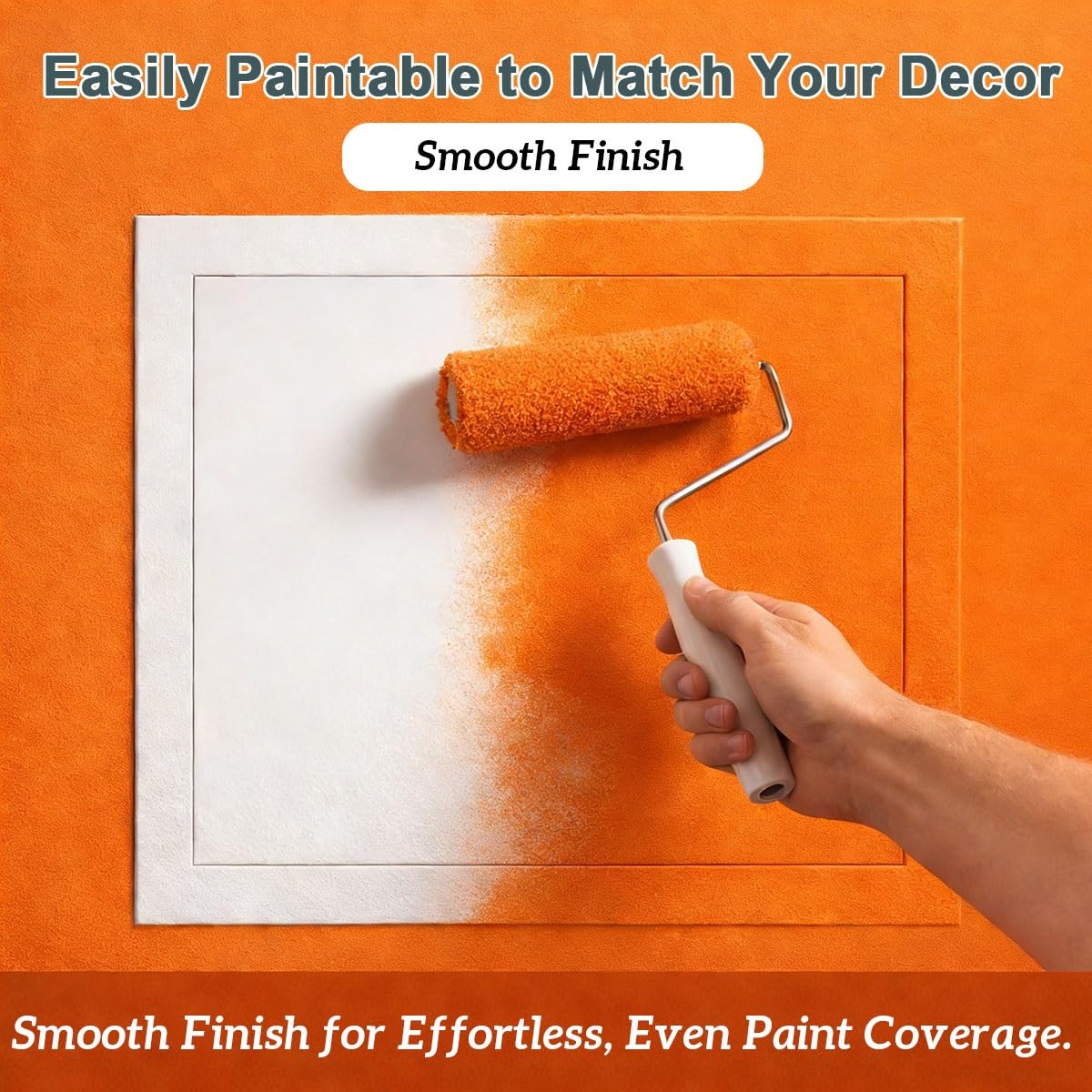 Aluminum Alloy Access Panel for Drywall, Push to Open Wall & Ceiling Service Door, Metal Plumbing Inspection Hatch for HVAC/Cables/Bathroom(Gray,5x7in/12.7x17.8cm)