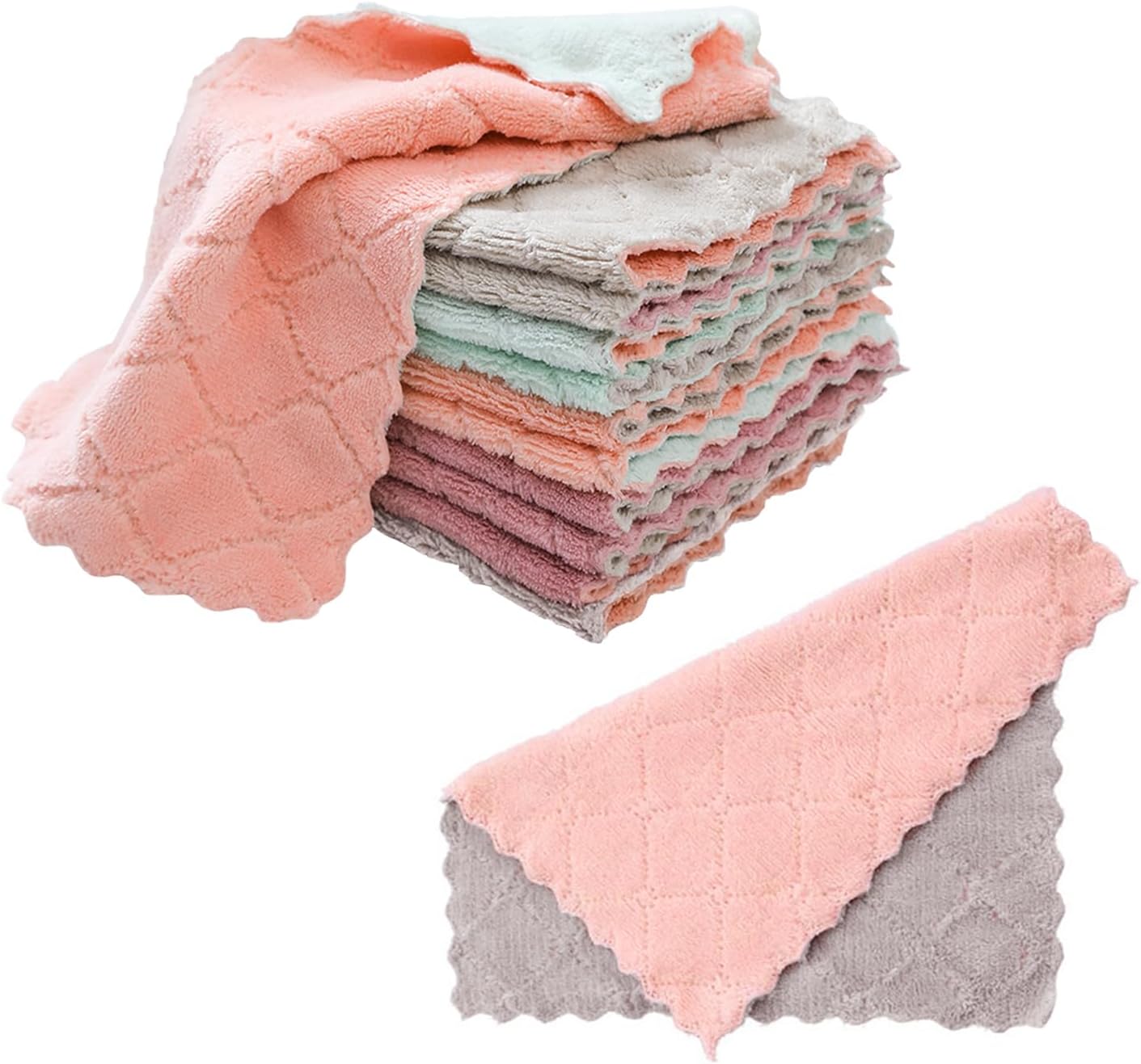 12 Pieces of Coral Velvet...