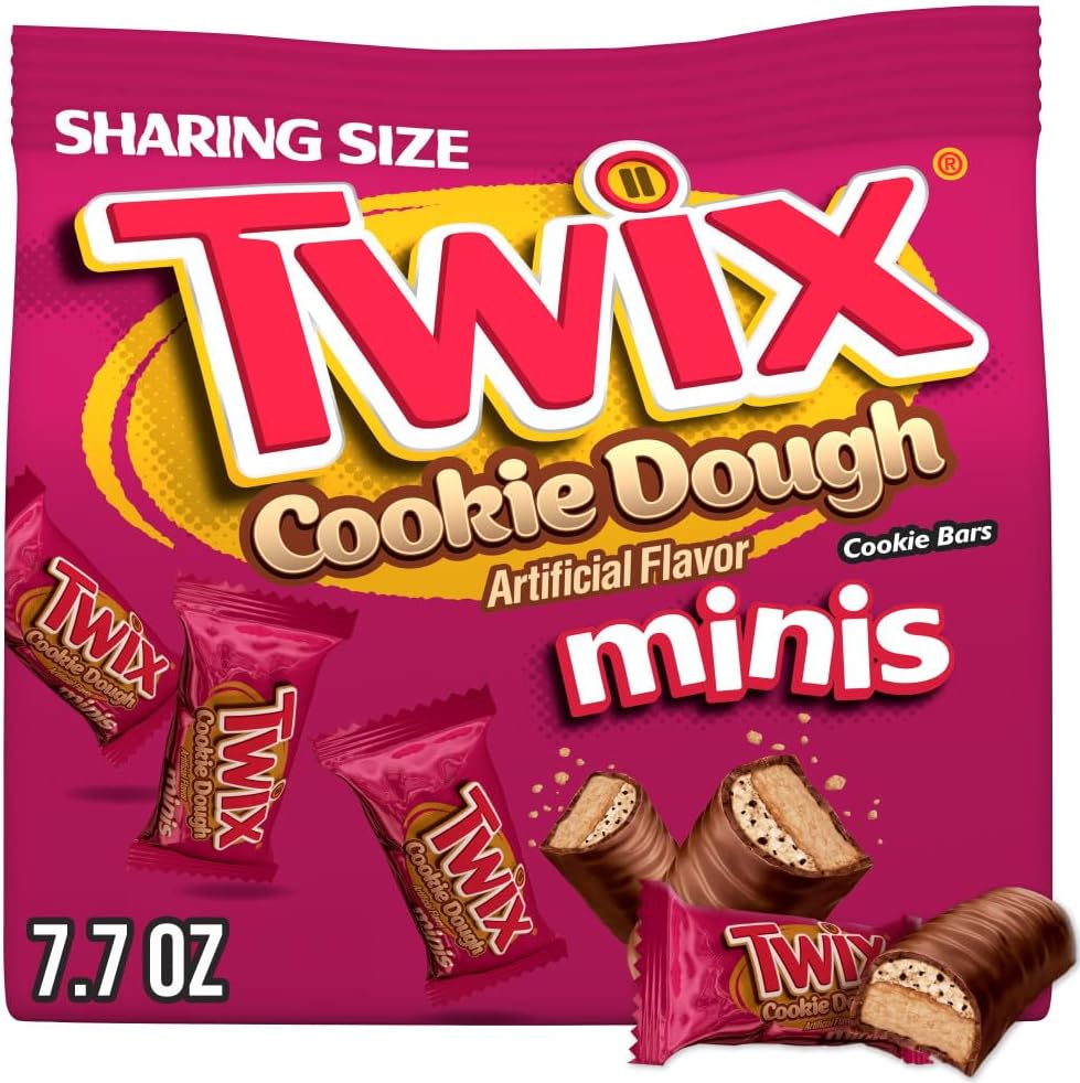 Minis Cookie Dough Milk Chocolate Bars, Sharing Size, 7.7 oz Bag