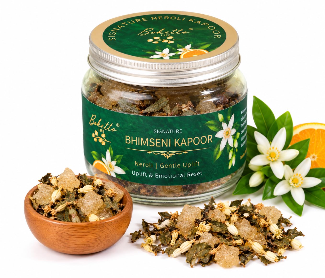 Bhimseni Camphor Kapoor Mix - Neroli | Puja & Aromatherapy -13