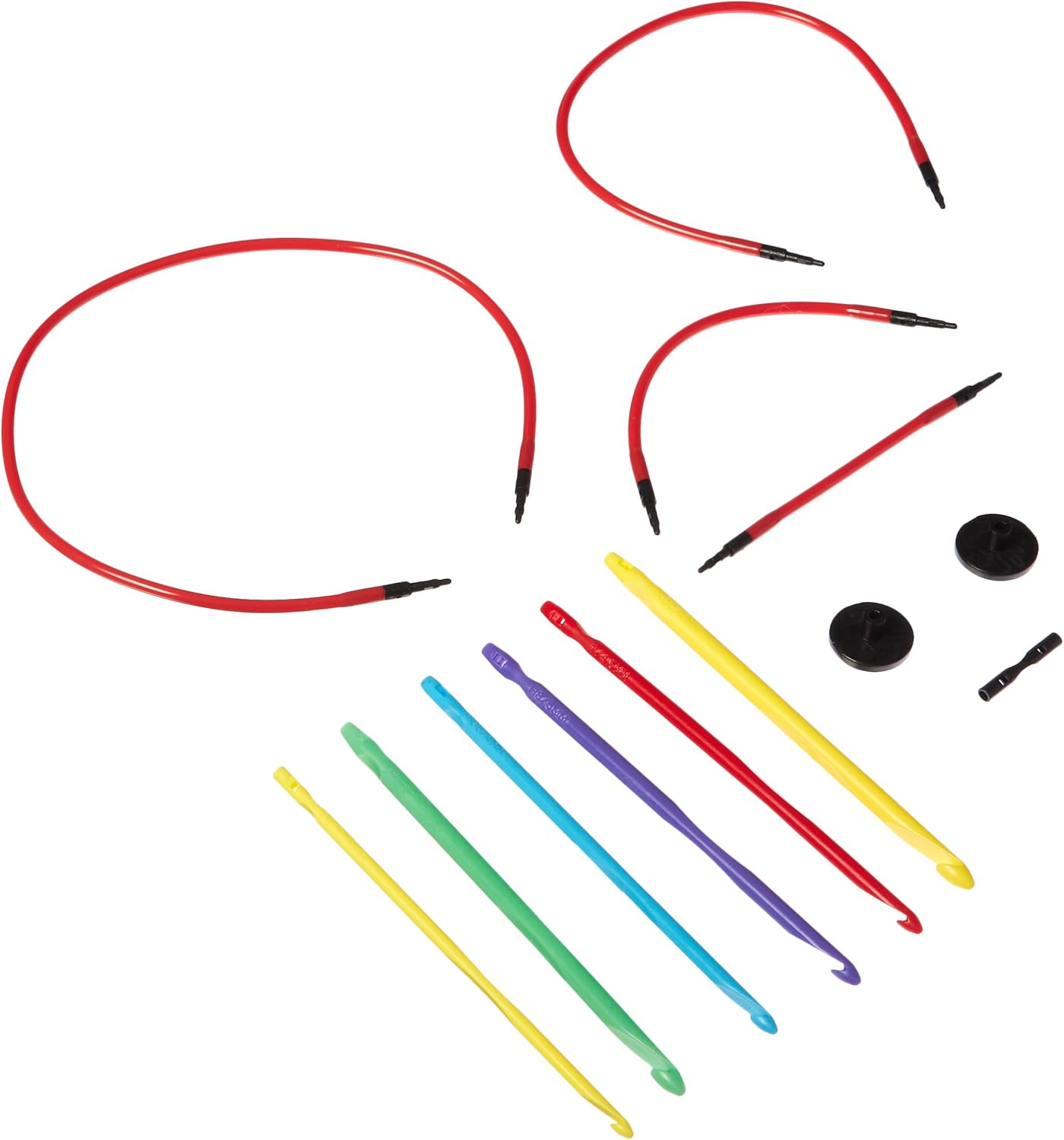 Interchangeable Crochet Hook Set, USF 5/3.75mm-J10/6mm (L2CF5-J10)