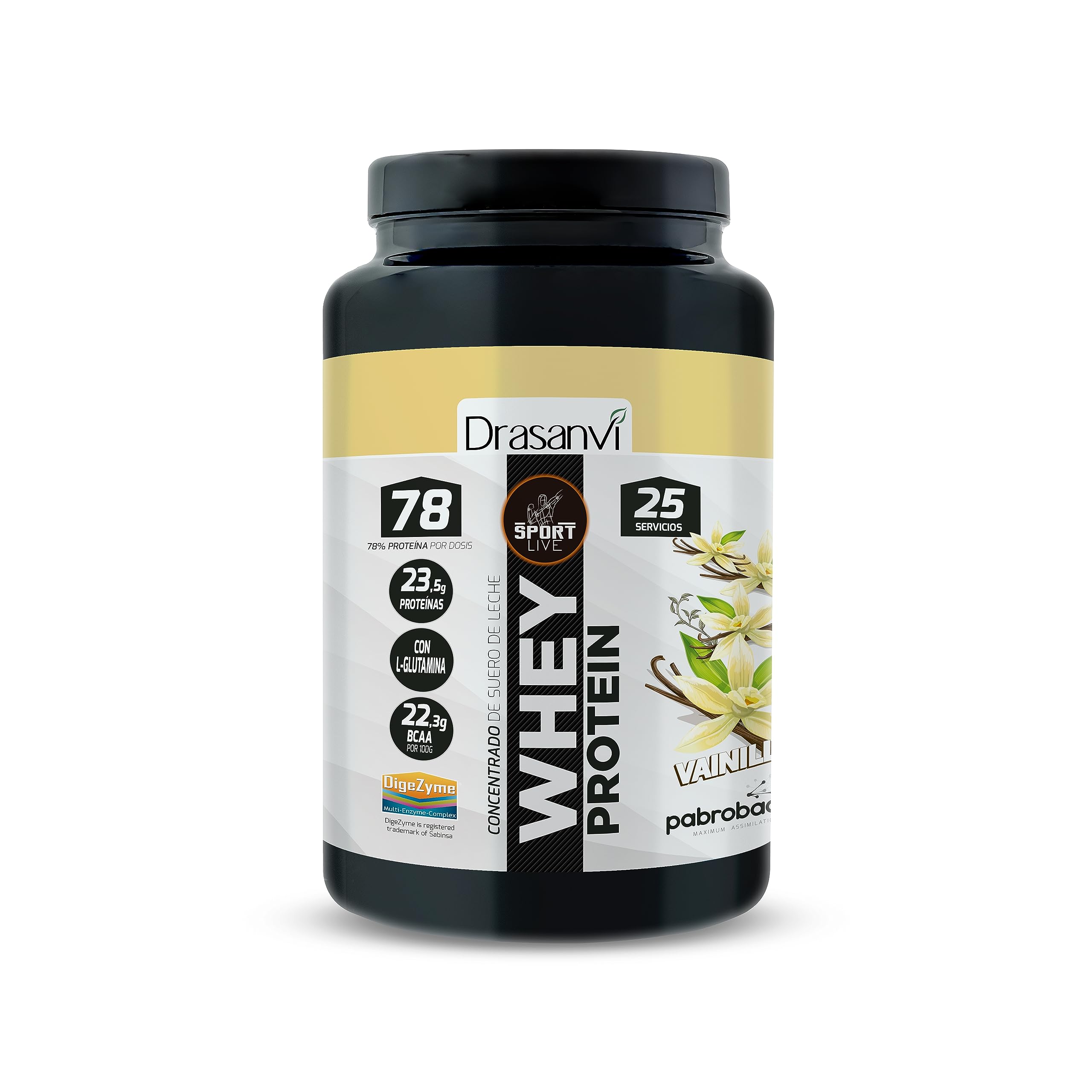 NOVA ENGEL Sport Live Drasanvi Iso Whey Protein Concentrado #Vainilla 750 Gr