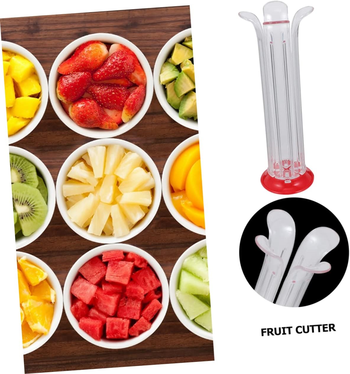 PP Fruit Size Cutter Slicer Adjustable Pieces Tomato