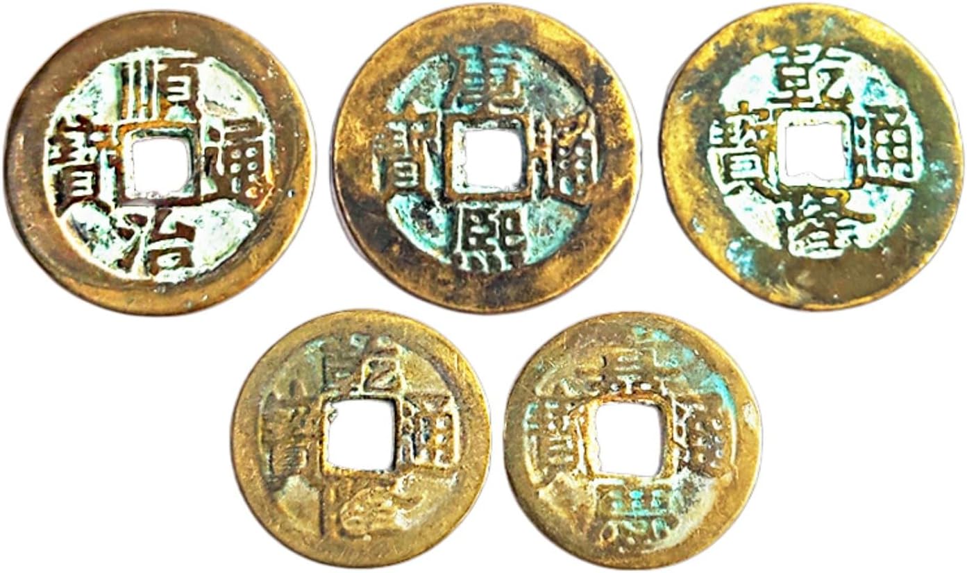 五帝钱铜钱入户门压门槛门对门 Feng Shui Good Amulet 过门石下压的古币萌芦 fengshui Chinese Tassel Ornaments-2018