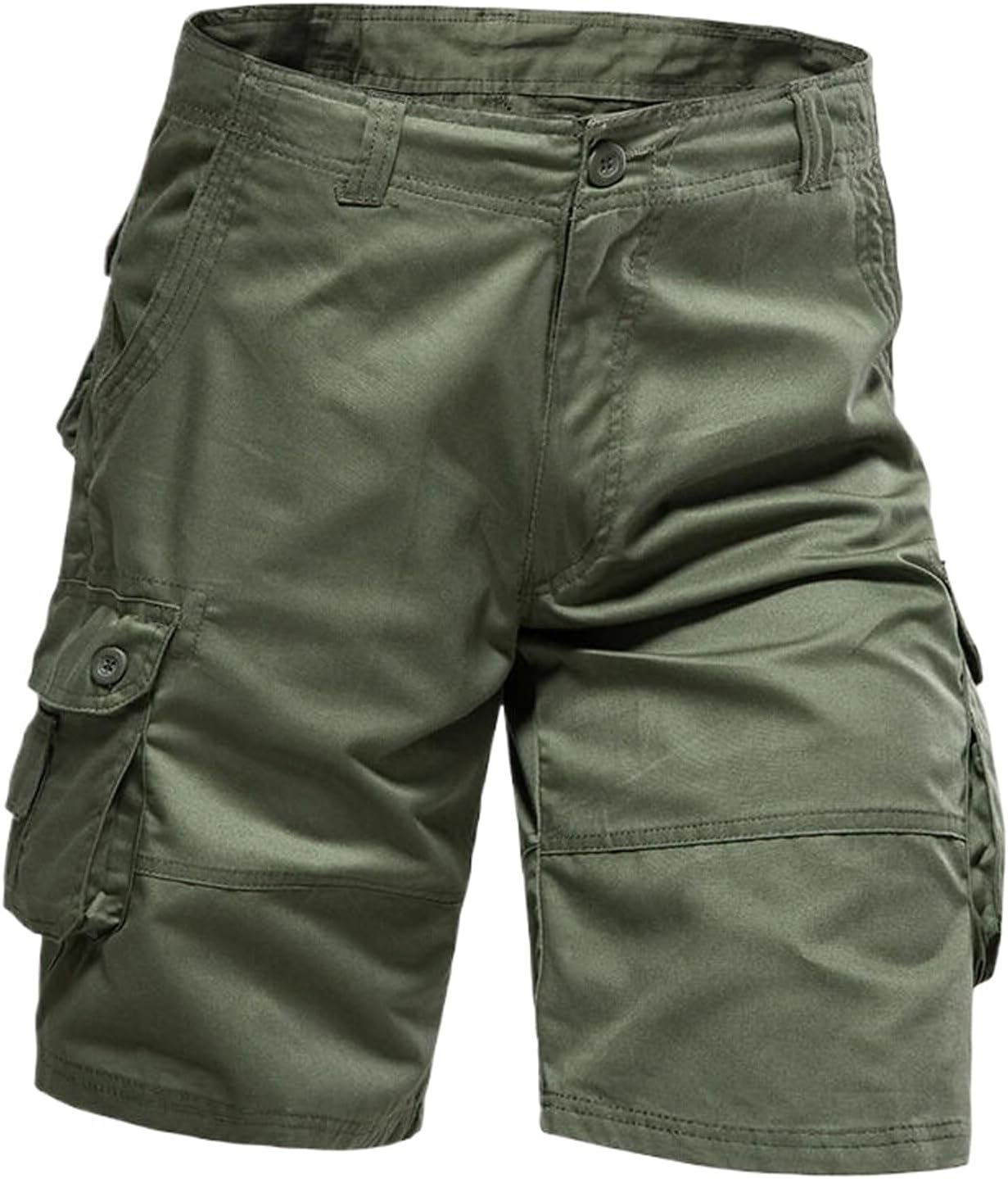 Men's Loose Multi-Pocket Overalls Summer Cotton Casual Sports Beach Pants